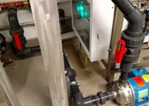 The New School Equipment and Pipes Close Up