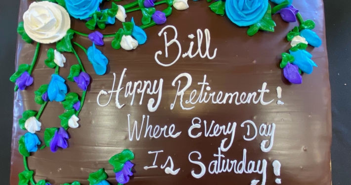 Bill Popp Retirement Celebration Cake Photo