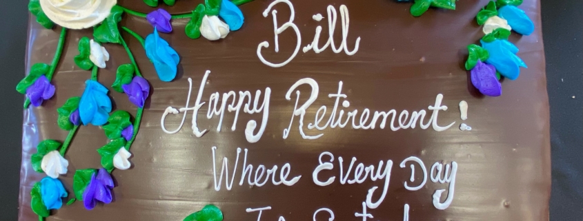 Bill Popp Retirement Celebration Cake Photo